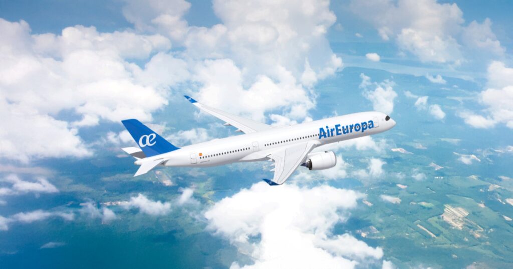 Brasil recebe Airbus A350 da Air Europa entre primeiros