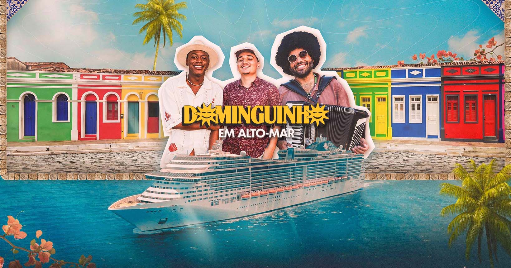 Navio Dominguinho terá shows de João Gomes e Seu Jorge