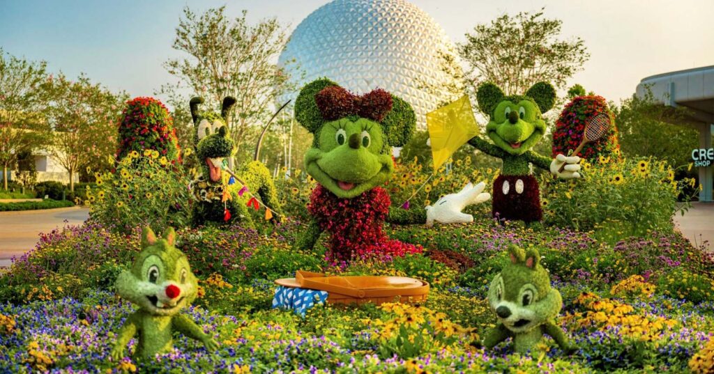 Festival das Flores da Disney terá shows e esculturas florais