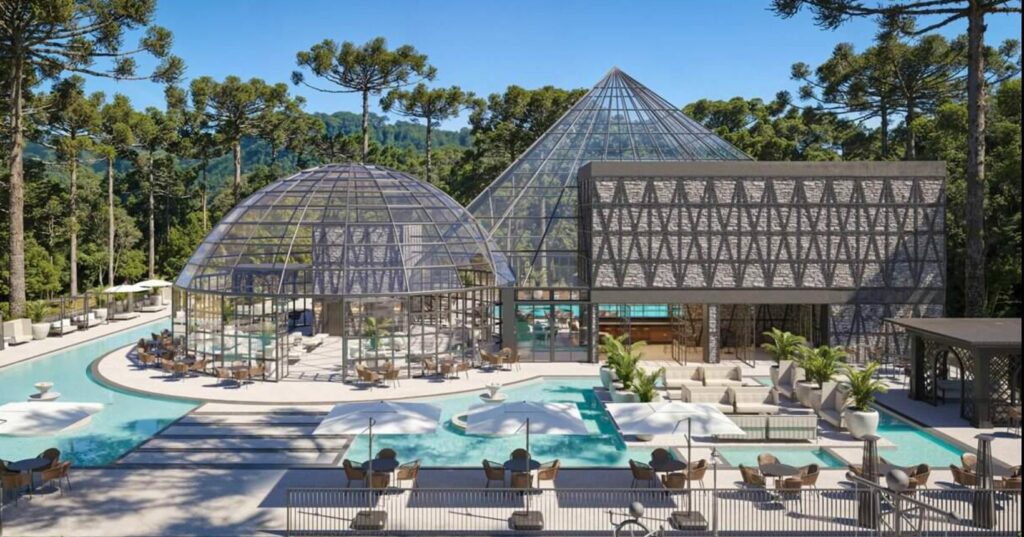 Rede GAV inaugura resort em Gramado com pirâmide de vidro e boliche