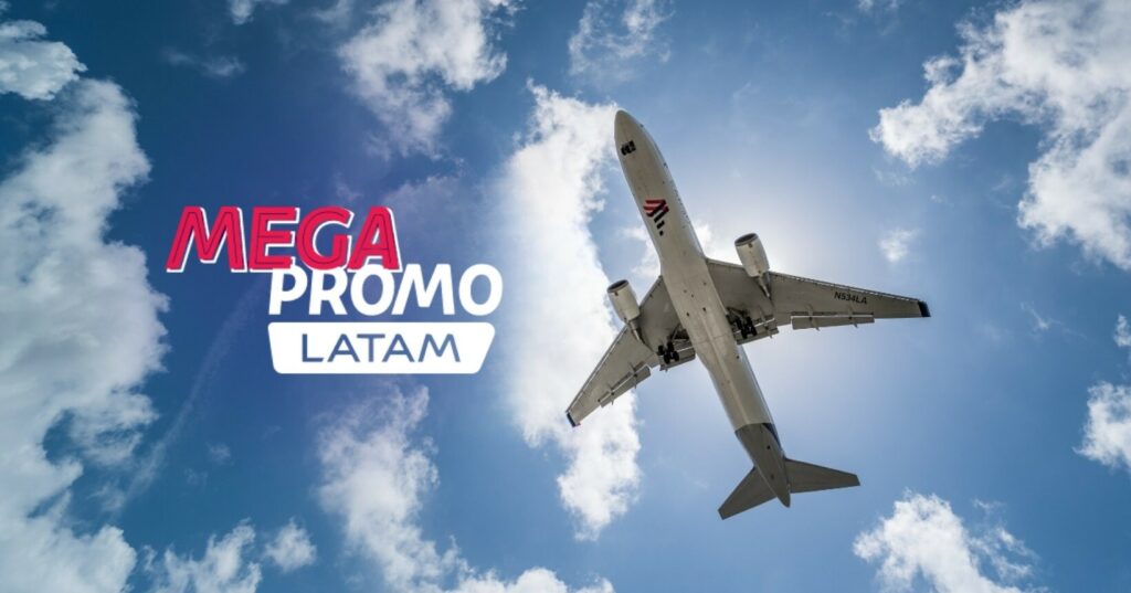 Mega Promo Latam: Passagens a partir de R$ 277 ida e volta