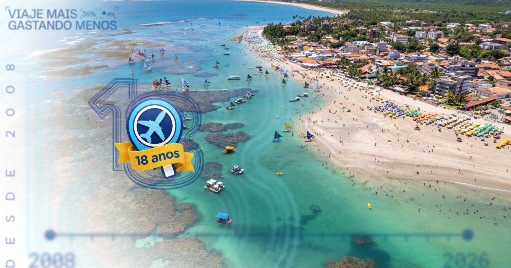 Pacotes Porto de Galinhas: voos e hospedagem a partir de R$ 2.611